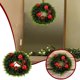 thumbnail image 1 of Adornos navideños Pequeña corona navideña con frutos rojos Corona navideña colgante Mini corona pequeña Decoración de pared para el hogar Puertas y ventanas, 1 of 2