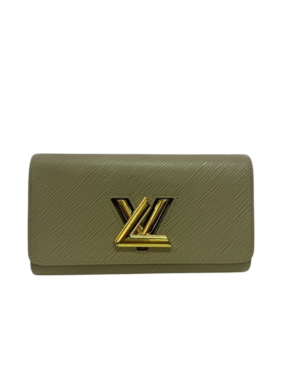 Pre-Owned LOUIS VUITTON M67510 Portefeuille Twist Bi-fold Wallet LV Lock Epi Leather Long Beige