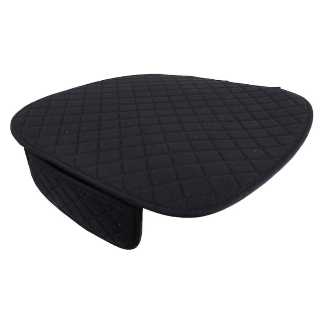 Cojín Antideslizante para El Asiento Del Automóvil Macarena Negro Cojines de asiento de automóvil con lazos