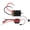 35T Black Red, variant on NFTIGB 540 Brushed Motor 55T and 360A ESC Combo Set with T Plug for 1/10 Scale RC Cars Models Upgrades, 2.09 inches / 5.3 cm Length