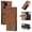 Brown, variant on Wallet Case for Google Pixel 6, Premium PU Leather with Strap Wristlet [RFID Blocking] 3 Card Holders & Slide Cash Slot Flip Kickstand Function Magnetic Closure Folio Purse Case, Blue