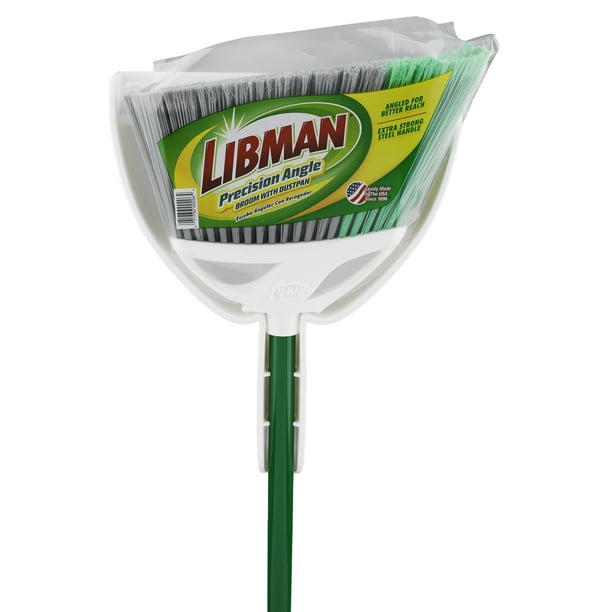 Libman Precision Angle Broom with Dustpan