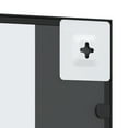 thumbnail image 4 of vidaXL Wall Mirror Black 30x60 cm Rectangle Iron, 4 of 5