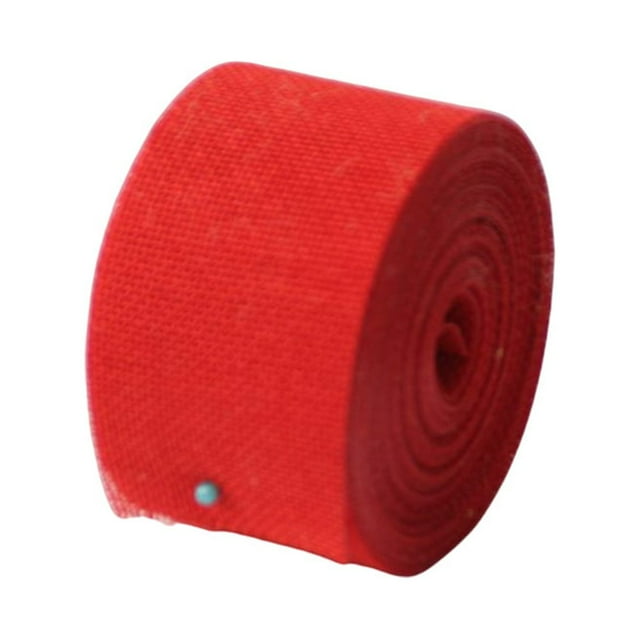 Billuyoard Rollos de cinta de arpillera de 5CM, manualidades DIY, , rollo de tejido ecológico portátil ligero, decoraciones de fiesta flexibles Kits de decoración para fiestas Rojo