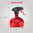 thumbnail image 2 of Evo Glass Oil Sprayer, Non-Aerosol for Olive Oil, Cooking Oils, and Vinegars, Red, 6-Ounce Capacity, 2 of 11