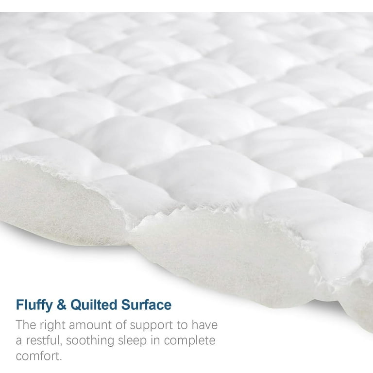 SPRINGSPIRIT Full Size Mattress Protector Waterproof, Breathable & Noiseless Cooling Full Mattress Pad Cover Quilted Fitted with Deep Pocket Strethes
