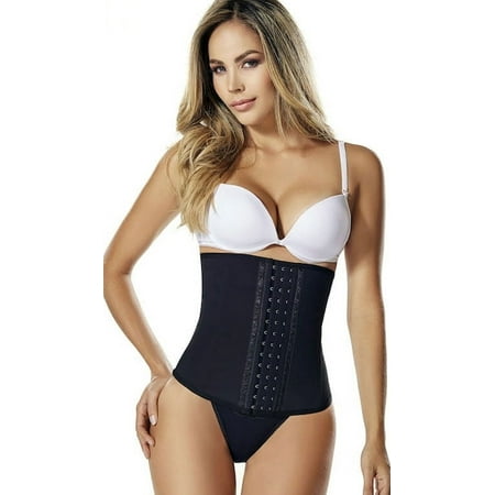 Premium Colombian Shapewear-Body Briefer Long Latex Thermal 3 Pos Hook-Body Shaper Faja Bodysuit