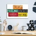 thumbnail image 4 of Epic Art 'Garland Not In Kansas' by Gregory Constantine, Acrylic Glass Wall Art, 16"x12", 4 of 8