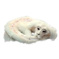 thumbnail image 1 of Poupée Dragon Falkor Chance. Histoire Sans Fin Dragon Blanc. Peluche Dragon Mignon, 1 of 5