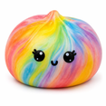 thumbnail image 2 of Rainbow Dumpling Squishy,Jumbo Rainbow Dumpling Squishy Toys with Mini Steamer Box - Viral Cute Bao Bun Stress Relief Ball, Soft Slow-Rising Sensory Fidget Squeeze Toys for Teens & Adults, 2 of 14