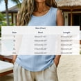 thumbnail image 3 of Sheghy Cotton Tank Top Women 100%Cotton Basic Crew Neck Tank, Solid Sleeveless All-Match Casual Top Light Blue S, 3 of 6