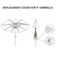 Replacement Patio Umbrella Canopy Cover for 9ft 8 Ribs Umbrella Ecru (CANOPY ONLY)