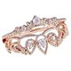 thumbnail image 1 of Guardurnaity Anillo en forma de Tiaras, reemplazo decorativo portátil de cobre, diamantes de imitación, extremo abierto, anillos ajustables para Ropa, zapatos y accesorios Miscelánea, 1 of 6