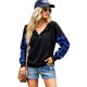 thumbnail image 1 of S Sudadera con capucha y cuello con botones para mujer, jersey de manga larga, sudaderas con cordón, 1 of 5