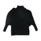 thumbnail image 1 of Alfani suéter de poncho de cuello alto para mujer, negro, mediano Alfani Poncho, 1 of 1