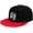 Red, variant on Leopard Spots Patters Snapback Cap Flat Bill Hat : Infant Toddler -Kids Junior-Adult