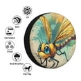 thumbnail image 4 of Yiaed Cartoon Dragonfly Art Print Print Tire Wheel Cover, tire covers for trailers,rv wheel covers,rv tire covers, camper tire covers,tire covers for cars-14 inch, 4 of 6