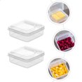 thumbnail image 3 of ADDHAT 2Ud Caja Transparente Para Multi Función De Queso Accesorio Hogar, 3 of 8