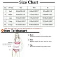 thumbnail image 3 of Kmdttou Plus Size Swimsuit for Women Swimsuit Sports Oversized Mesh Skirt Bikini Swimsuit on Clearance!, 3 of 4