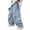 R11-Blue, variant on RMGVDSD Boys Parachute Pants Summer Athletic Joggers Lightweight Breathable Thin Casual Trousers For Big Kids Baggy Wide Leg Pants With Pockets 5-6 Years