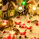 thumbnail image 3 of 2M 20LED Lights Fairy String Santa Claus Snowflake Battery Powered For Home Living Room Garden Christmas Decorative Garland Lamp, 3 of 5