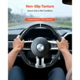 thumbnail image 5 of KFFKFF Steering Wheel for 2010-2014 Ford Mustang, Carbon Fiber Design with Flat-Bottom Shape, Leather Grip Featuring Textured Non-Slip Surface and Detailed Stitching, 5 of 9