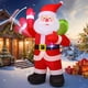 thumbnail image 1 of Papá Noel hinchable COMIN de Navidad de 2,7 m con luces LED, 1 of 6