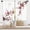 Red Cherry Blossom, variant on Boho Black Floral Flower Kitchen Curtains 27.5W x 39L Inch Botanical Bohemian Vintage Modern Blossom Spring Summer Rod Pocket Short Small Window Treatment Drapes Decor 2 Panels