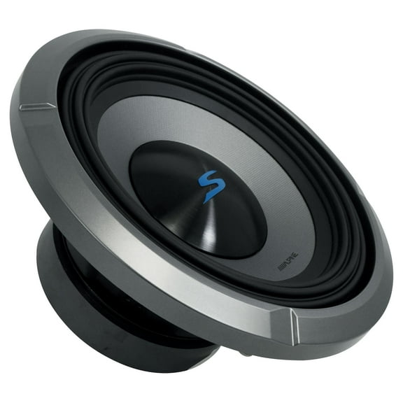 Alpine S2-W10D2 10" S-Series Dual 2-Ohm Car Subwoofer, 1800W Max, 600W RMS