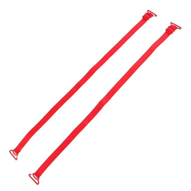Adjustable, non-thin repment bra shoulder straps for women Red