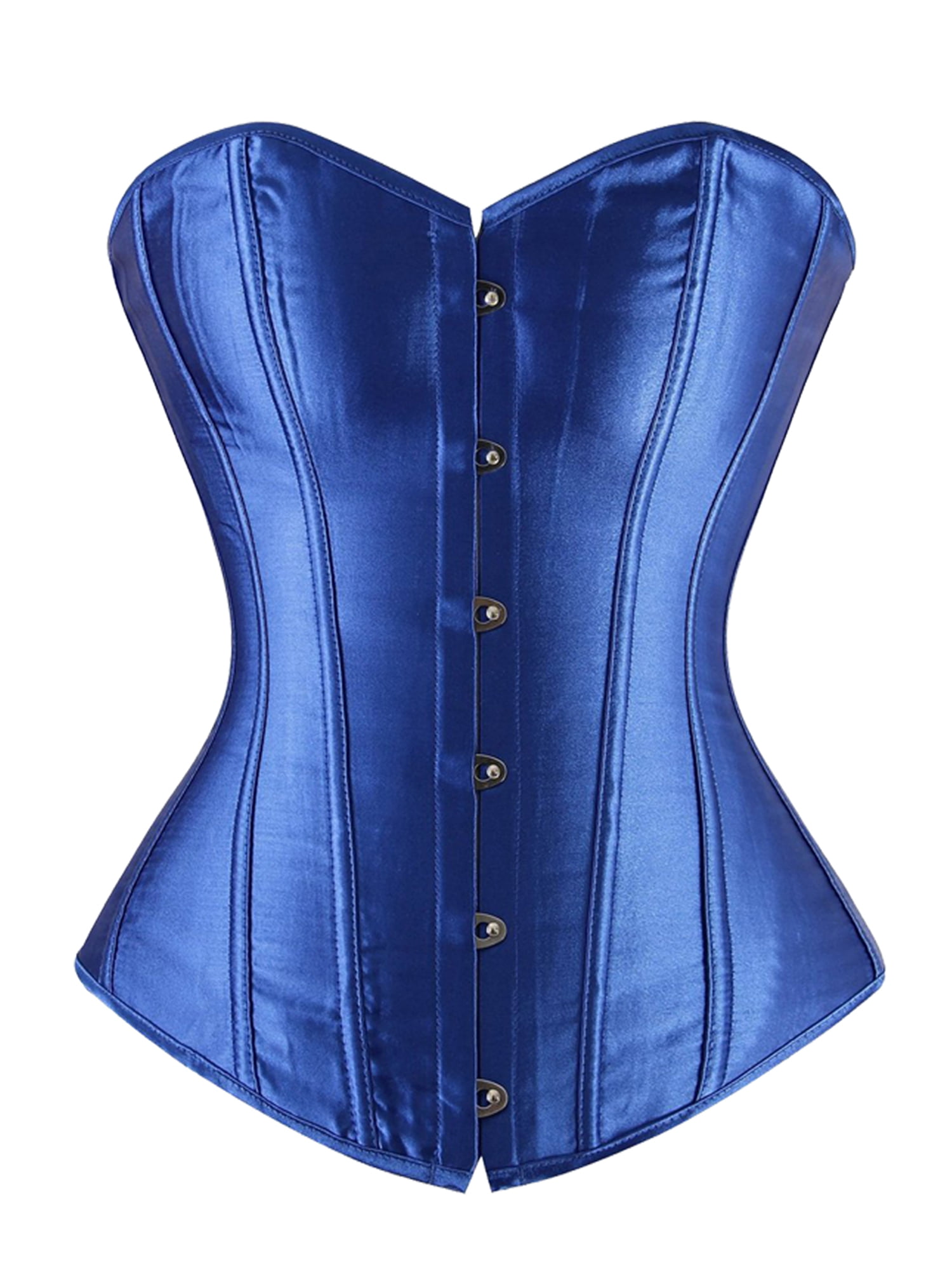 Steel Boned Heavy Duty Waist Training Over Bust Women Leather Corset Womens Basques And Corsets