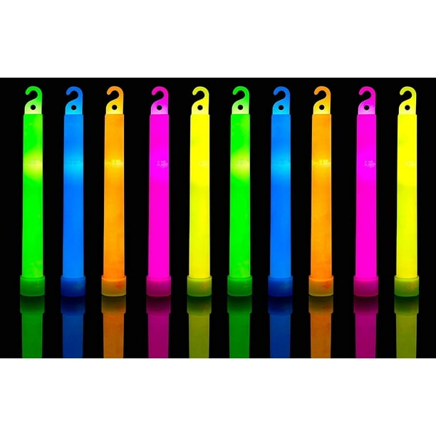 12 Pack Of MultiColor Glow In The Dark Glow Sticks Toy, Great for