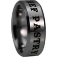 thumbnail image 4 of Silver Tungsten Pastry Chef Ring, 4 of 5