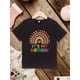 thumbnail image 2 of IT'S MY BIRTHDAY & Doodled Rainbow & Heart Graphic Print, Girls' Casual & Comfy Crew Neck Short Sleeve T-shirt For Spring & Summer, Girls' Tee & Clothes For Outdoor Activities, 2 of 7