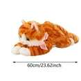 thumbnail image 4 of Cat Plush Toys Lifelike Valentine'S Gift Plush Plushie Birthday Present Realistic Stuffed Animals Cuddly Huggable Pillow Toy E - 60cm, 4 of 6