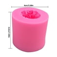 thumbnail image 2 of Color Random 3D Rose Flower Ball Fondant Mould Cake Decorating Fondant Silicone Mold Maker Baking Tool, 2 of 10