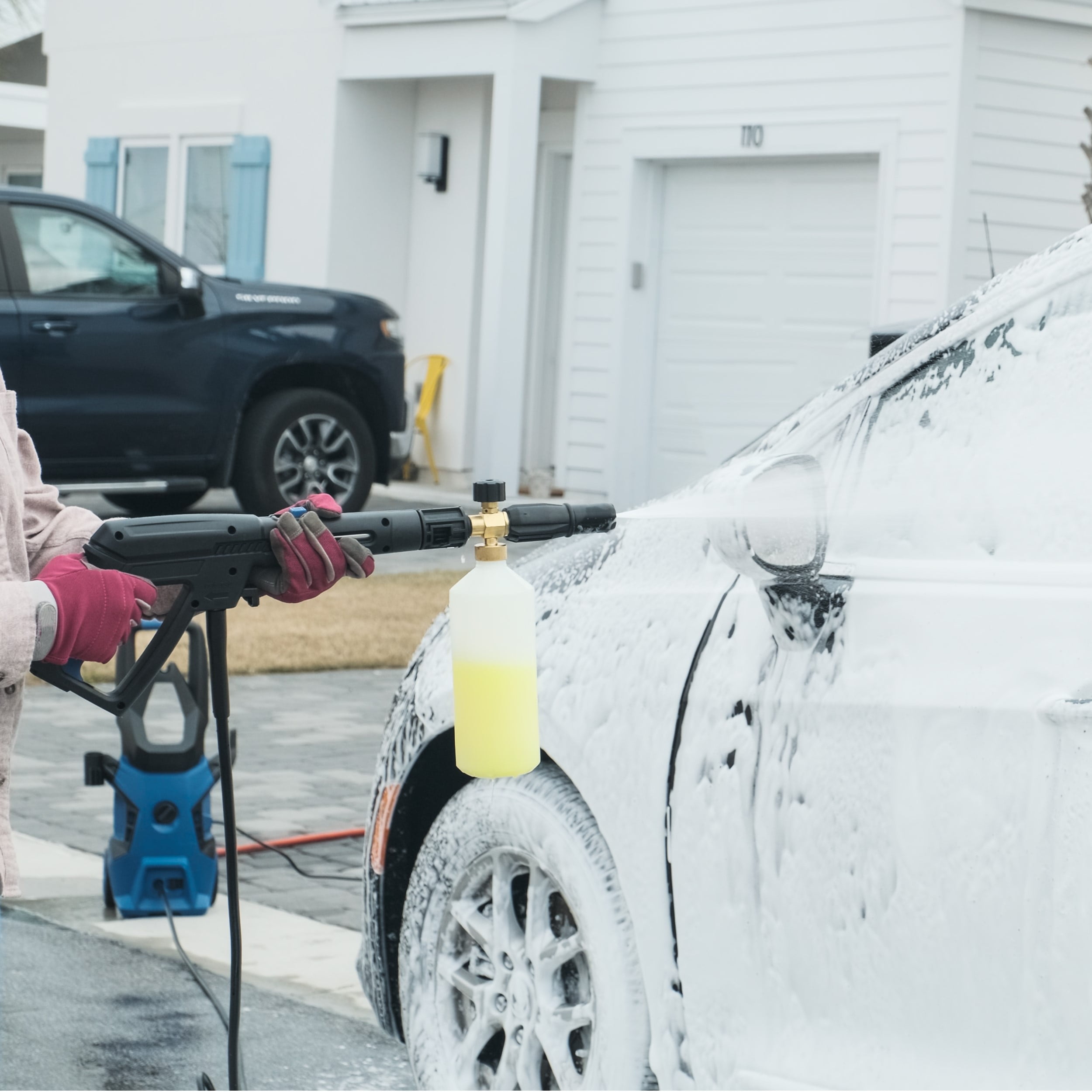 Earthwise PWA004 Adjustable Pressure Washer Quick Connect Foam Cannon