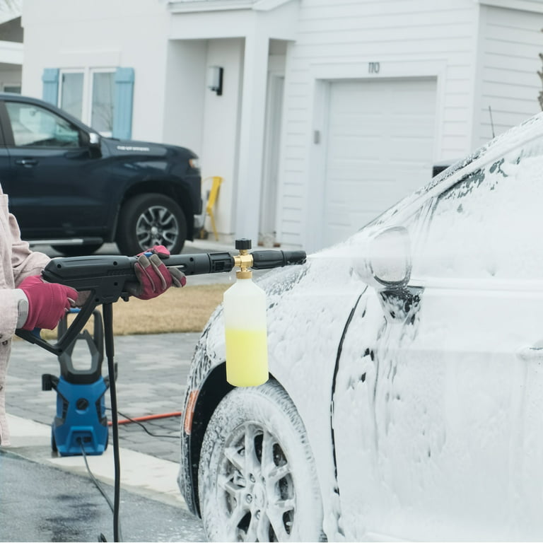 Using a Foam Cannon and Pressure Washer to Wash Your Car - ExoForma