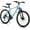 Blue, variant on HILAND 26 Inch Mountain Bike, Mens and Womens Aluminum Frame MTB with 21 Speeds, Dis Brake, Hardtail Bicycle for Adults
