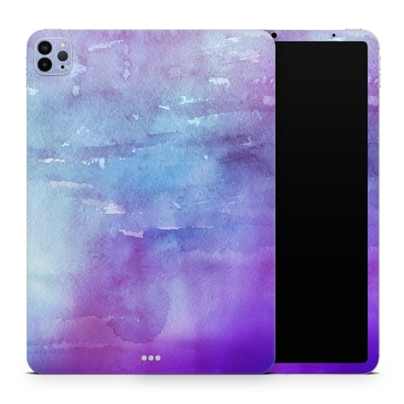 DesignSkinz Blotted Purple 896 Absorbed Watercolor Texture Full-Body Skin Decal Wrap Cover for iPad (A1219/A1337)