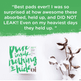 thumbnail image 6 of Oi Organic Cotton Pads - 10 Regular Pads - Ultra-Thin and Winged - Individually-Wrapped, 6 of 11