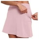 thumbnail image 2 of Falda de tenis para mujer con pantalón corto interior - Falda pantalón deportiva de cintura alta para yoga/correr - Tejido de secado rápido, cintura elástica, tallas S-XXXXXL, 2 of 6
