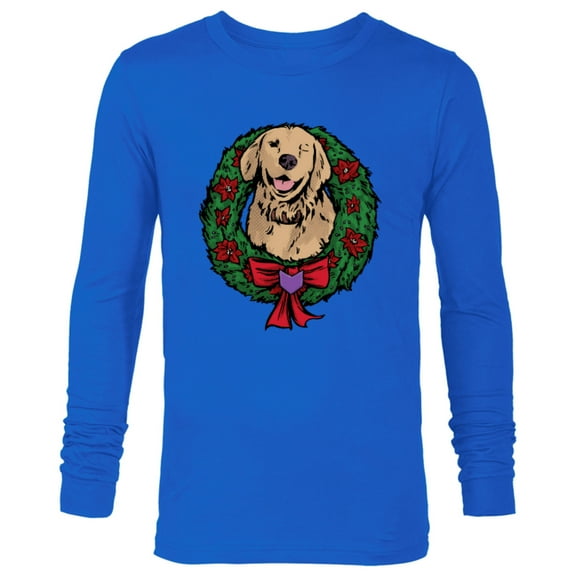 Marvel Hawkeye Lucky the Pizza Dog Holiday Wreath - Long Sleeve T-Shirt for Men – Customized-Royal
