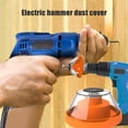 thumbnail image 2 of Martillo eléctrico Colector de polvo Cubierta Taladro Cenicero Dispositivo a prueba de polvo Naranja Tmvgtek Para estrenar, 2 of 5