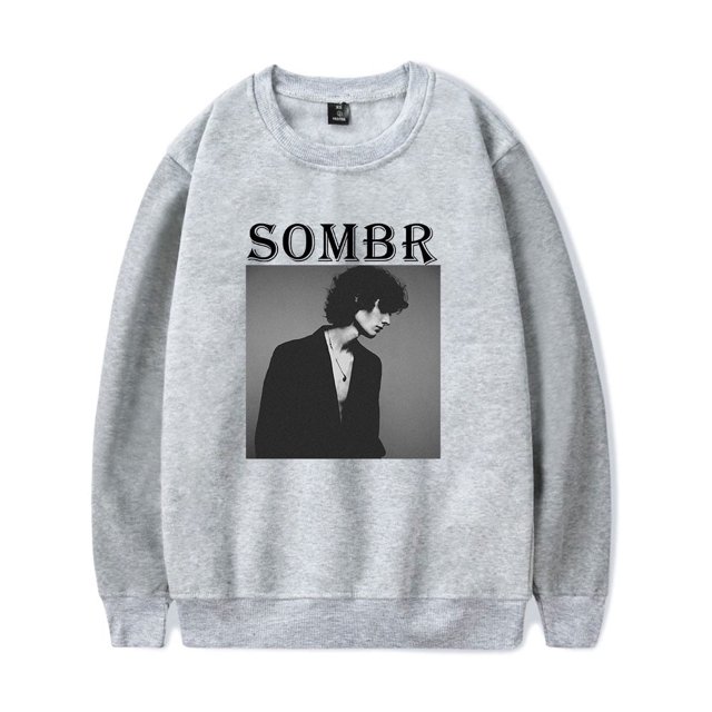 Chandail à Col Rond Sombr Merch Photos Unisexe Hommes Femmes à Manches Longues Streetshirt