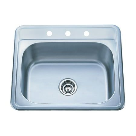 Kraus KTM25 Single Basin Drop In Kitchen Sink