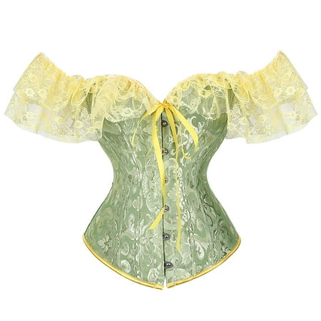Women Corset Bustier Lingerie Top Gothic Bandage Court Shapewear Underwear