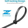 White Cable Ties Heavy Duty 25 PCS, 1200mm x 9mm Long with 80 KGS Ultra Strong Tensile Strength