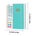 thumbnail image 2 of Planner 2026-2027, Jul 2026-Jun 2027 Monthly & Weekly Calendar Book, 6.5" x 8.5", Hardcover Academic Calendar with Tabs, Teacher Student Agenda Book for School Office Supplies, 2 of 7