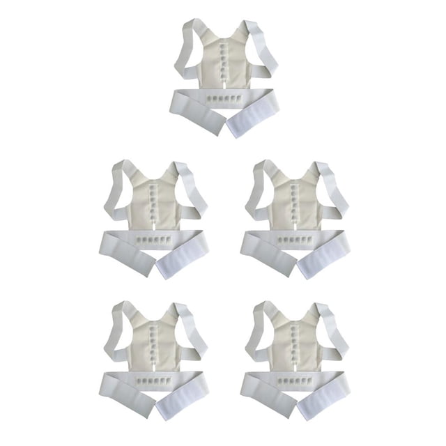 Soidarity corrector de postura buena elasticidad hombro brace inferior ligero ajustable ajustador enderezador para mujeres blanco / s Type2 NO2 Soidarity CBP442104